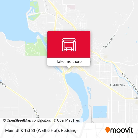 Mapa de Main St & 1st St (Waffle Hut)