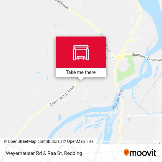 Mapa de Weyerhauser Rd & Rae St