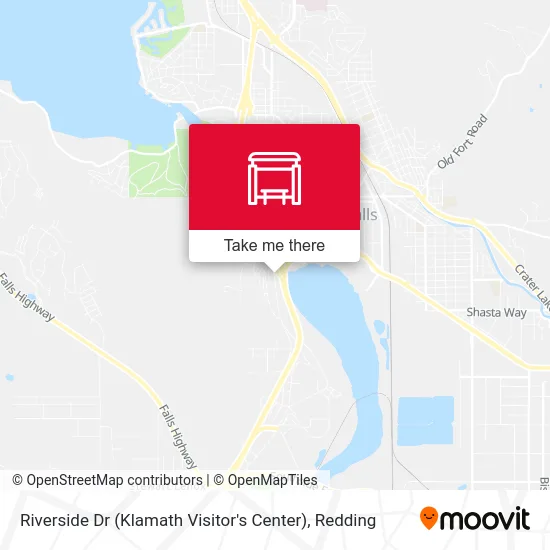 Riverside Dr (Klamath Visitor's Center) map