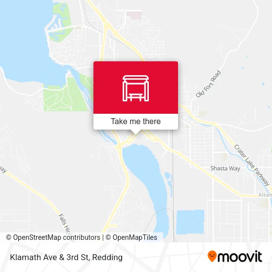 Mapa de Klamath Ave & 3rd St