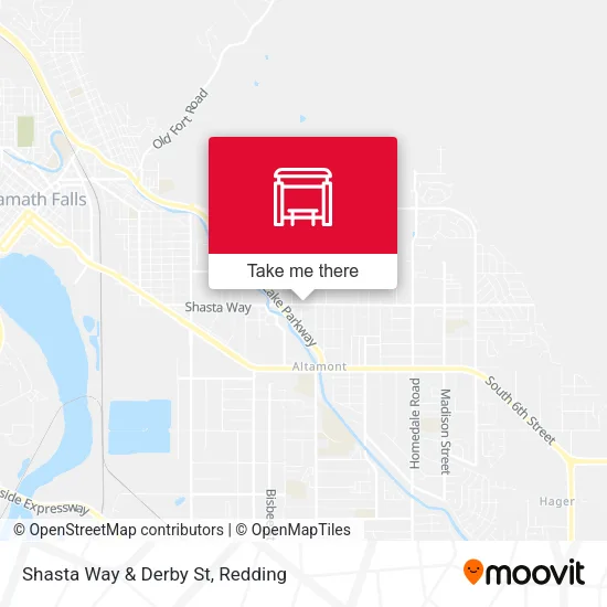 Mapa de Shasta Way & Derby St