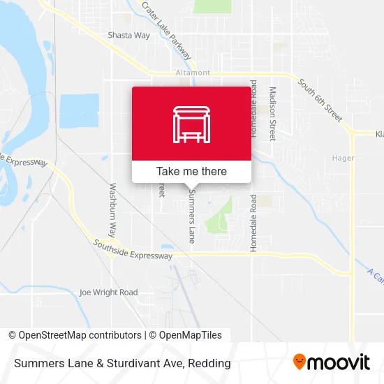 Mapa de Summers Lane & Sturdivant Ave