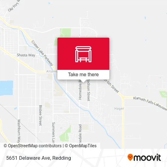 Mapa de 5651 Delaware Ave