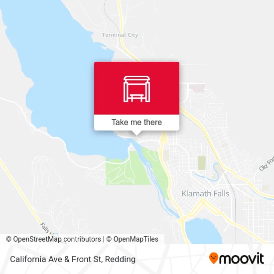 Mapa de California Ave & Front St