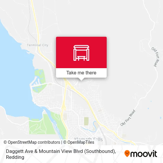 Mapa de Daggett Ave & Mountain View Blvd (Southbound)