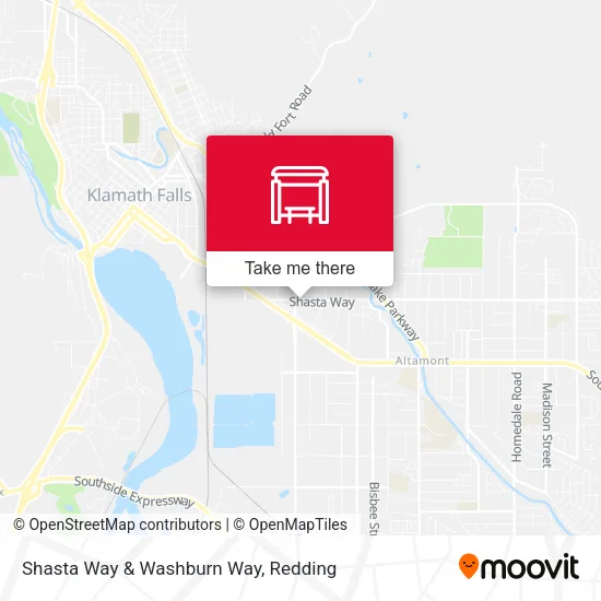 Mapa de Shasta Way & Washburn Way