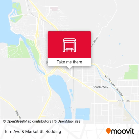 Mapa de Elm Ave & Market St