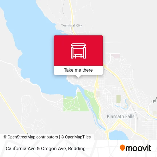 Mapa de California Ave & Oregon Ave