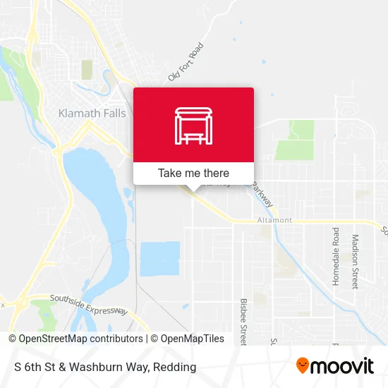 Mapa de S 6th St & Washburn Way