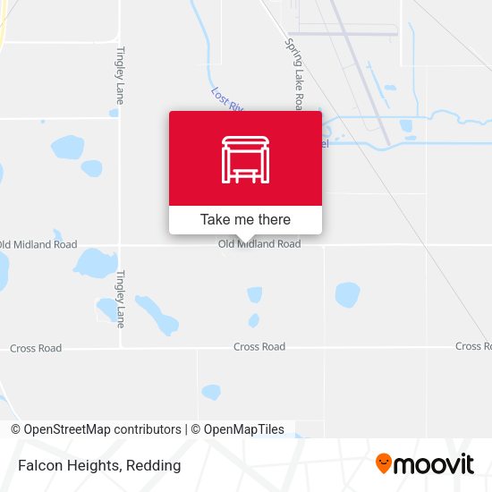 Falcon Heights map