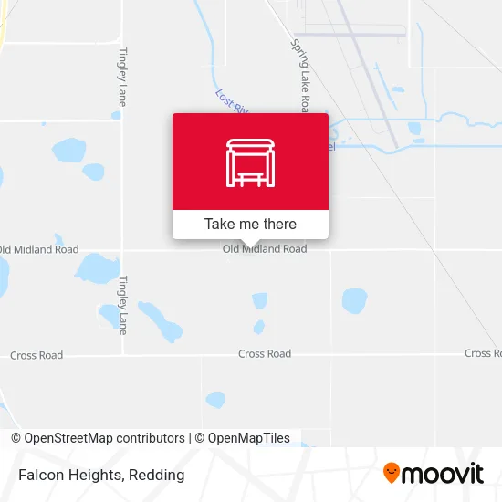 Mapa de Falcon Heights