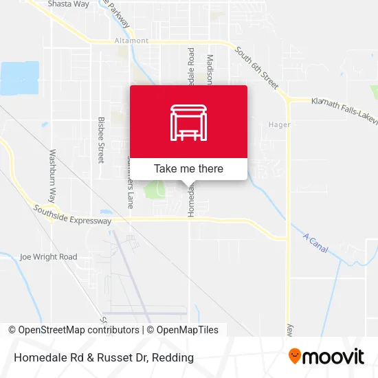 Mapa de Homedale Rd & Russet Dr