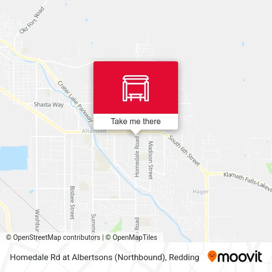 Mapa de Homedale Rd at Albertsons (Northbound)
