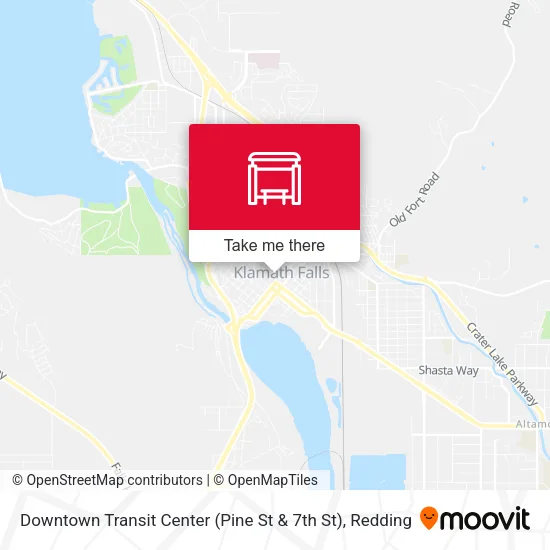 Mapa de Downtown Transit Center (Pine St & 7th St)
