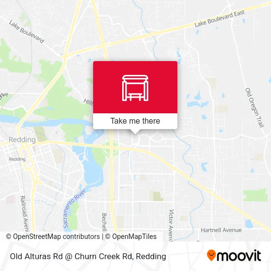 Mapa de Old Alturas Rd @ Churn Creek Rd