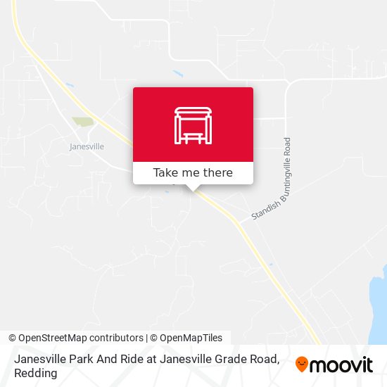 Mapa de Janesville Park And Ride at Janesville Grade Road