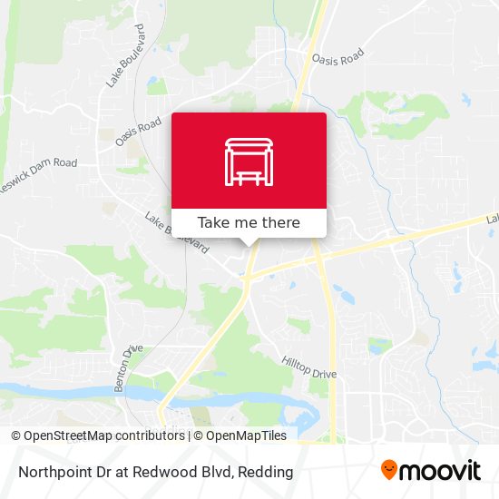 Northpoint Dr at Redwood Blvd map