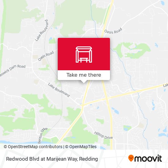 Redwood Blvd at Marijean Way map