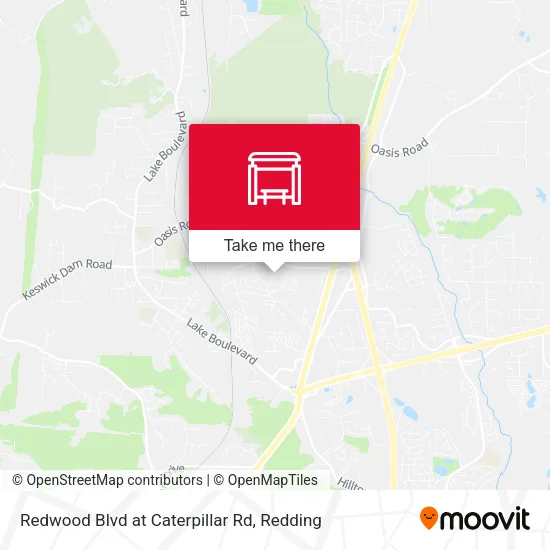 Mapa de Redwood Blvd at Caterpillar Rd