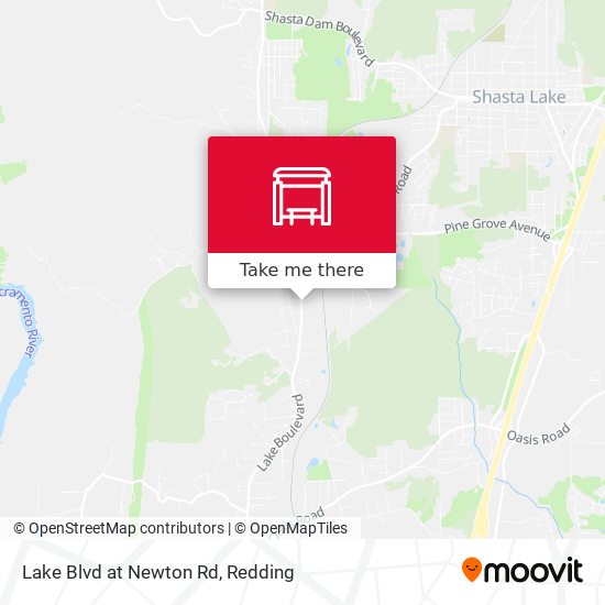 Lake Blvd at Newton Rd map