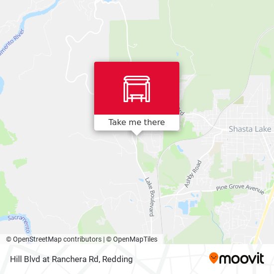 Hill Blvd at Ranchera Rd map