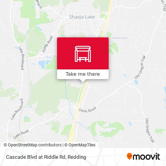 Cascade Blvd at Riddle Rd map