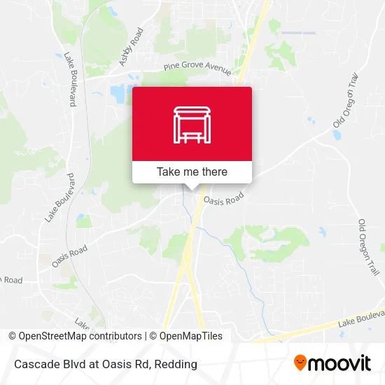 Mapa de Cascade Blvd at Oasis Rd
