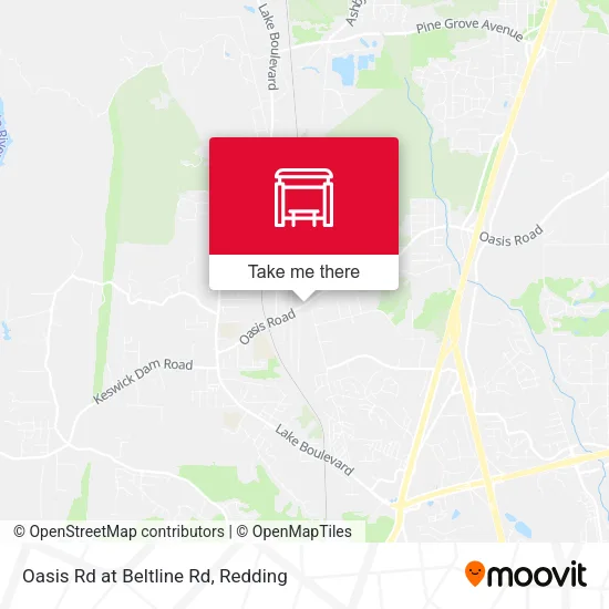 Mapa de Oasis Rd at Beltline Rd