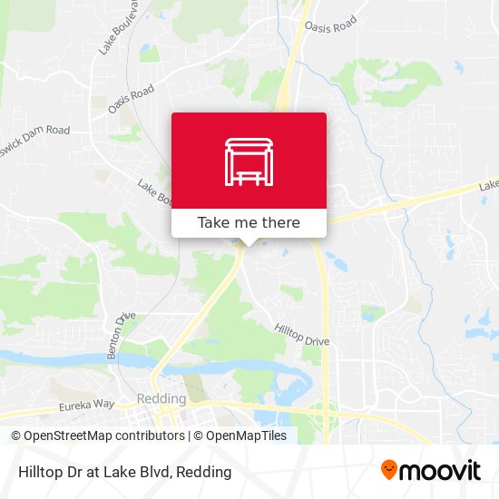 Hilltop Dr at Lake Blvd map