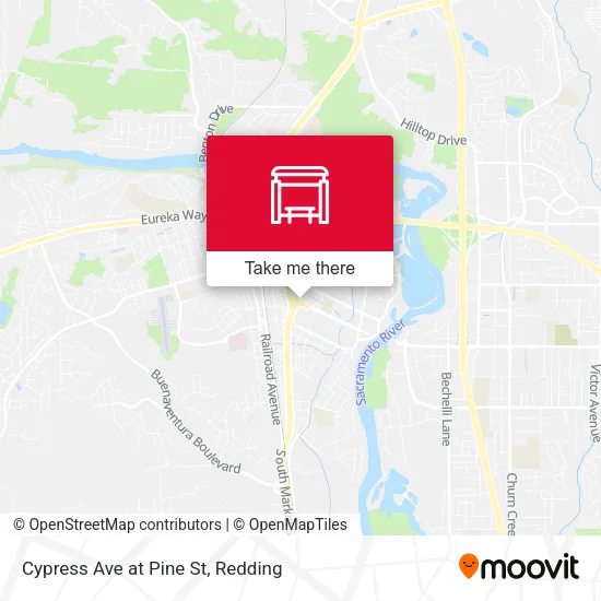 Mapa de Cypress Ave at Pine St