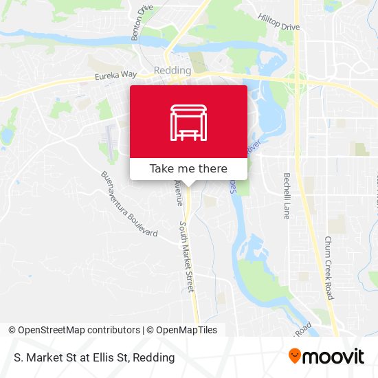 S. Market St at Ellis St map