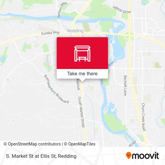 Mapa de S. Market St at Ellis St