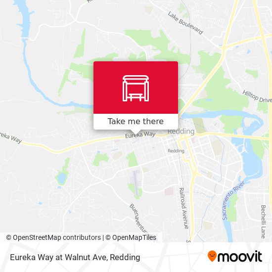 Eureka Way at Walnut Ave map