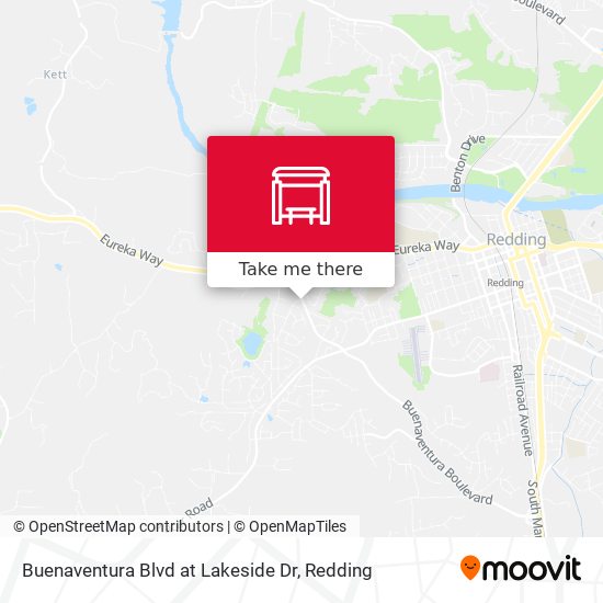 Buenaventura Blvd at Lakeside Dr map