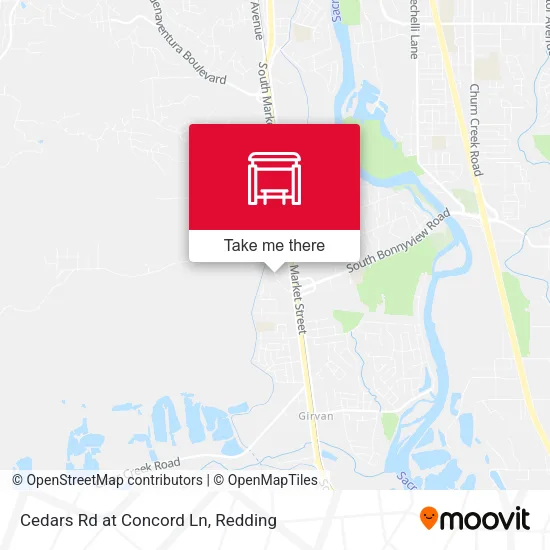 Mapa de Cedars Rd at Concord Ln