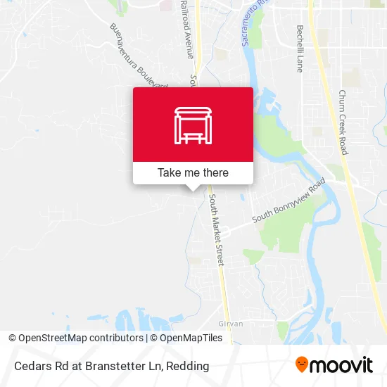 Mapa de Cedars Rd at Branstetter Ln