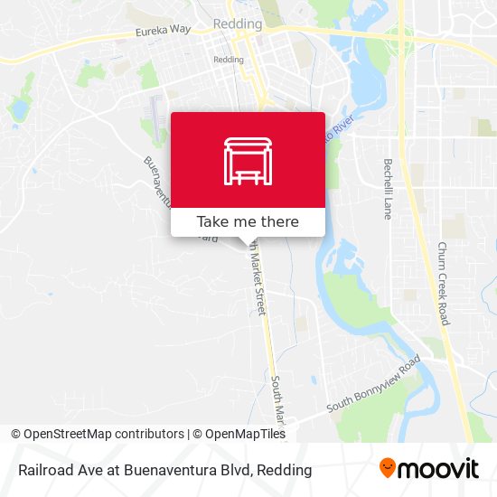 Railroad Ave at Buenaventura Blvd map