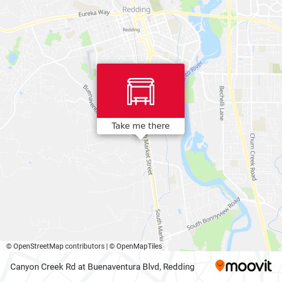 Canyon Creek Rd at Buenaventura Blvd map