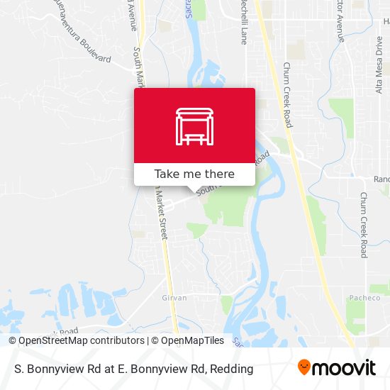 S. Bonnyview Rd at E. Bonnyview Rd map