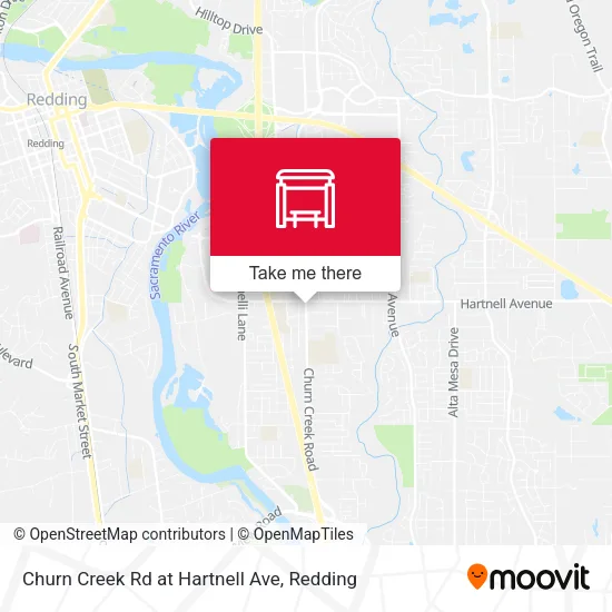 Mapa de Churn Creek Rd at Hartnell Ave