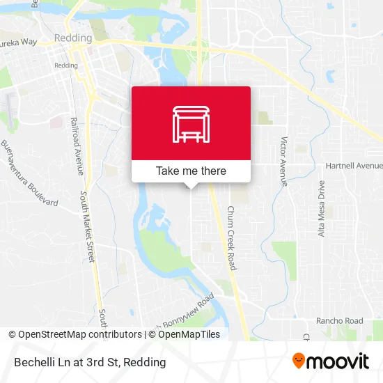 Mapa de Bechelli Ln at 3rd St