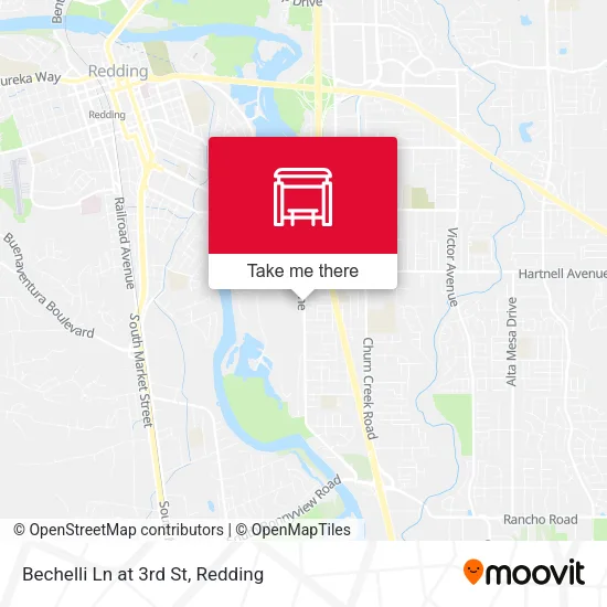 Mapa de Bechelli Ln at 3rd St