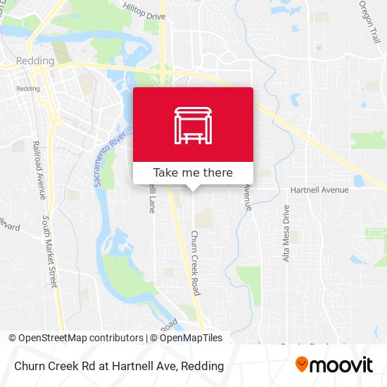 Churn Creek Rd at Hartnell Ave map