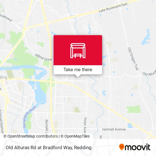 Mapa de Old Alturas Rd at Bradford Way