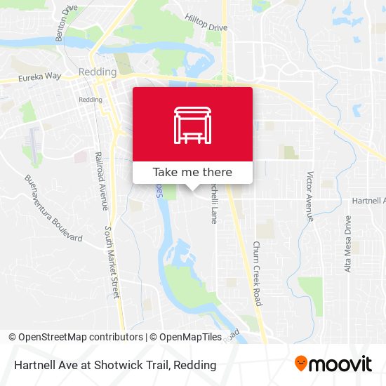 Hartnell Ave at Shotwick Trail map