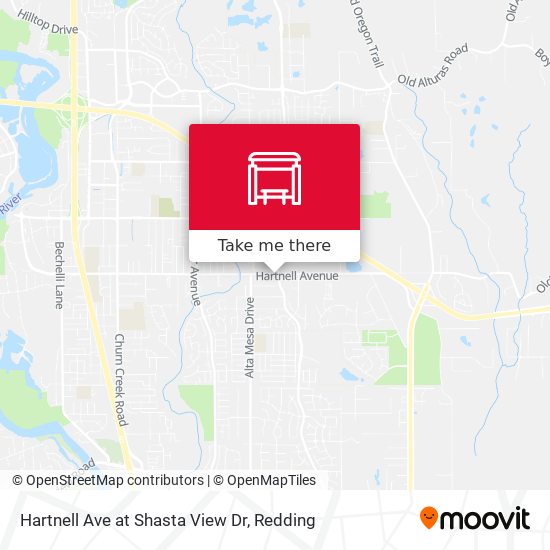 Mapa de Hartnell Ave at Shasta View Dr