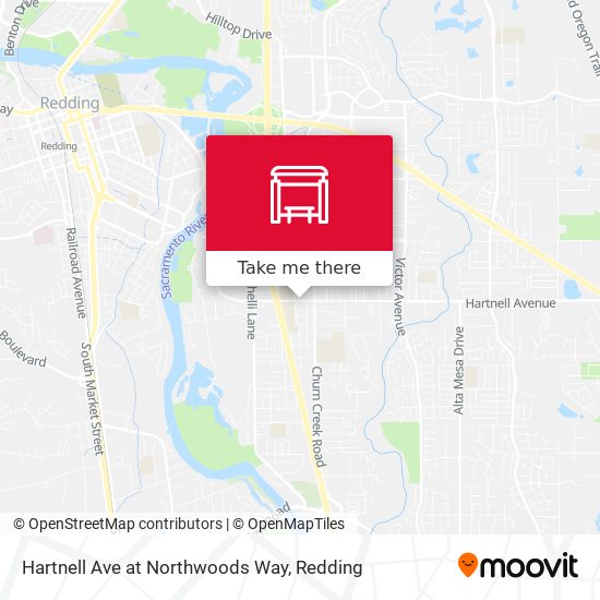 Hartnell Ave at Northwoods Way map