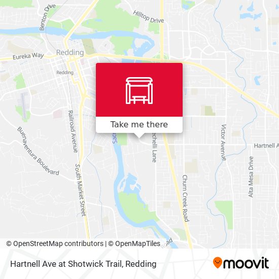 Hartnell Ave at Shotwick Trail map