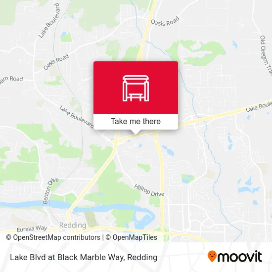 Mapa de Lake Blvd at Black Marble Way