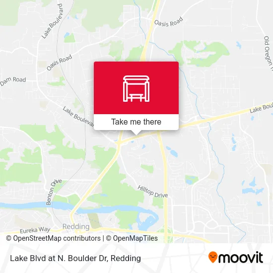Mapa de Lake Blvd at N. Boulder Dr